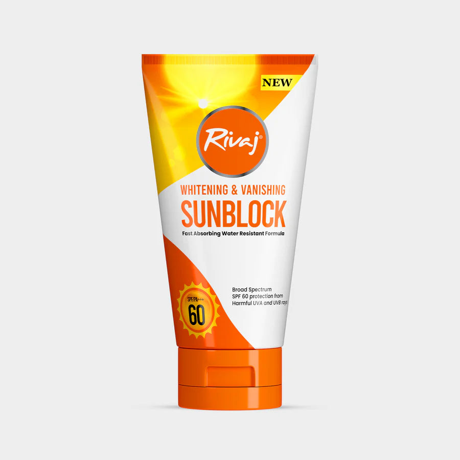 Rivaj UK Sunblock SPF 60 Whitening and Vanishing