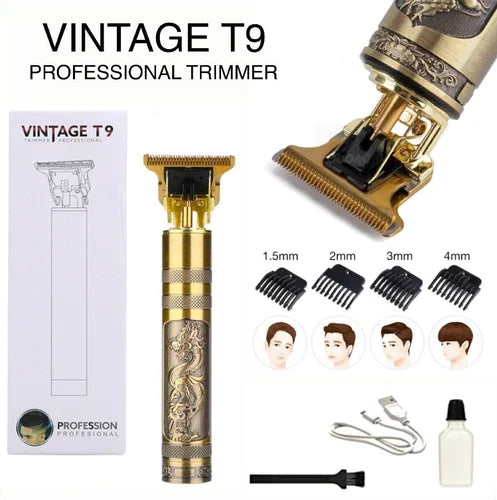 Vintage T9 Trimmer And Hair Clipper Cutting Machine For Men